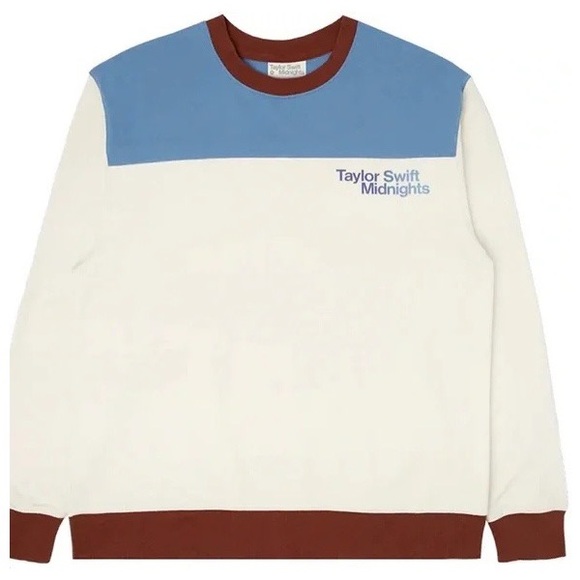 Taylor Swift Color Block Crewneck - Midnights - Picture 2 of 2